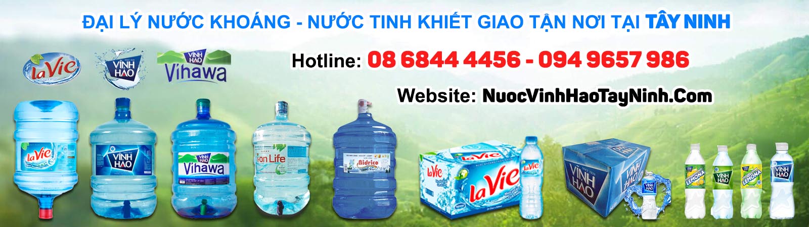 Giao nước Lavie - Vĩnh Hảo - Vihawa tận nơi toàn tỉnh Tây Ninh